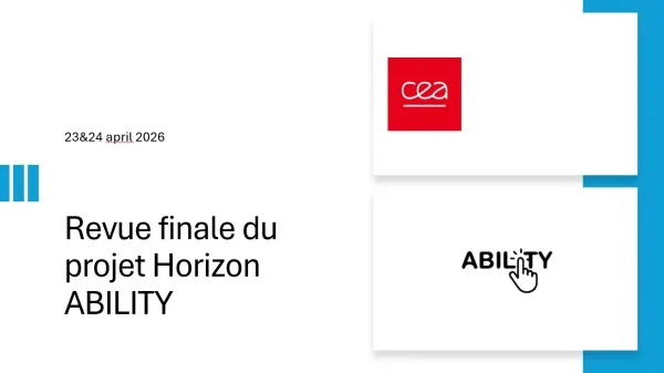 Revue finale du projet Horizon ABILITY
