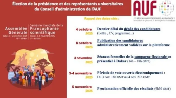 19ème Assemblée générale de l'AUF